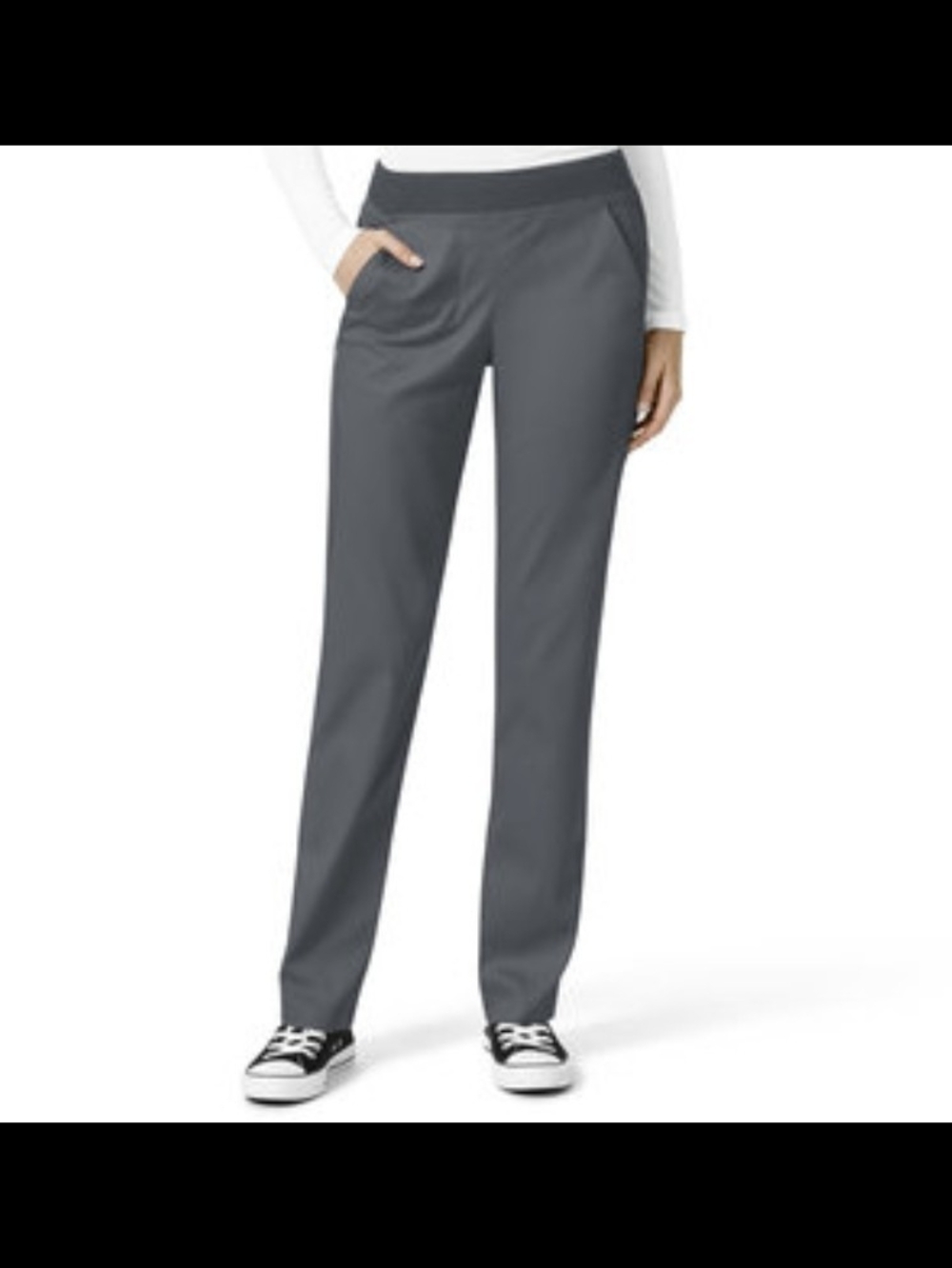 Women's Pewter Gray Scrub Pants